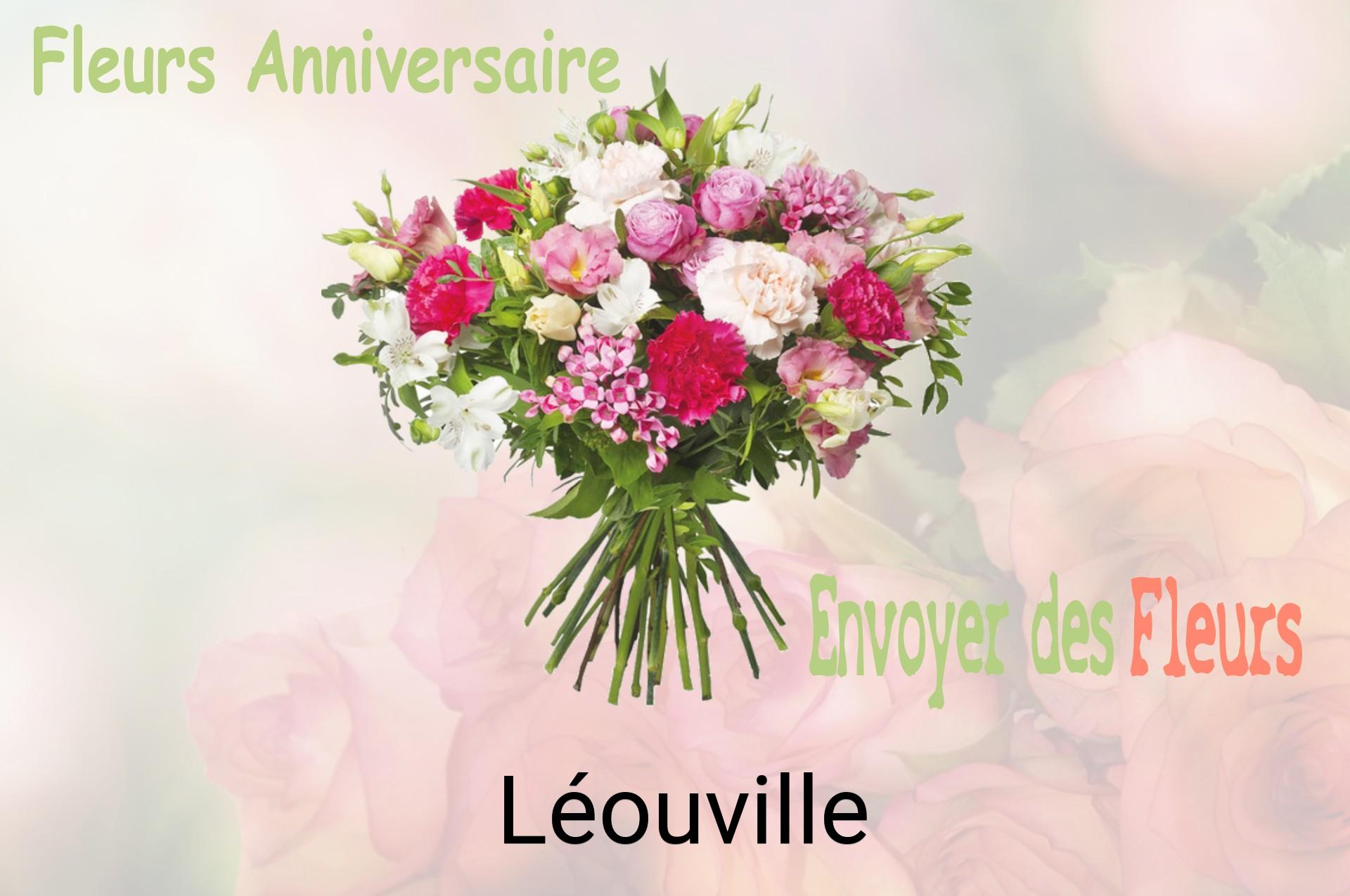 Bouquet de fleurs d’anniversaire livré à Léouville